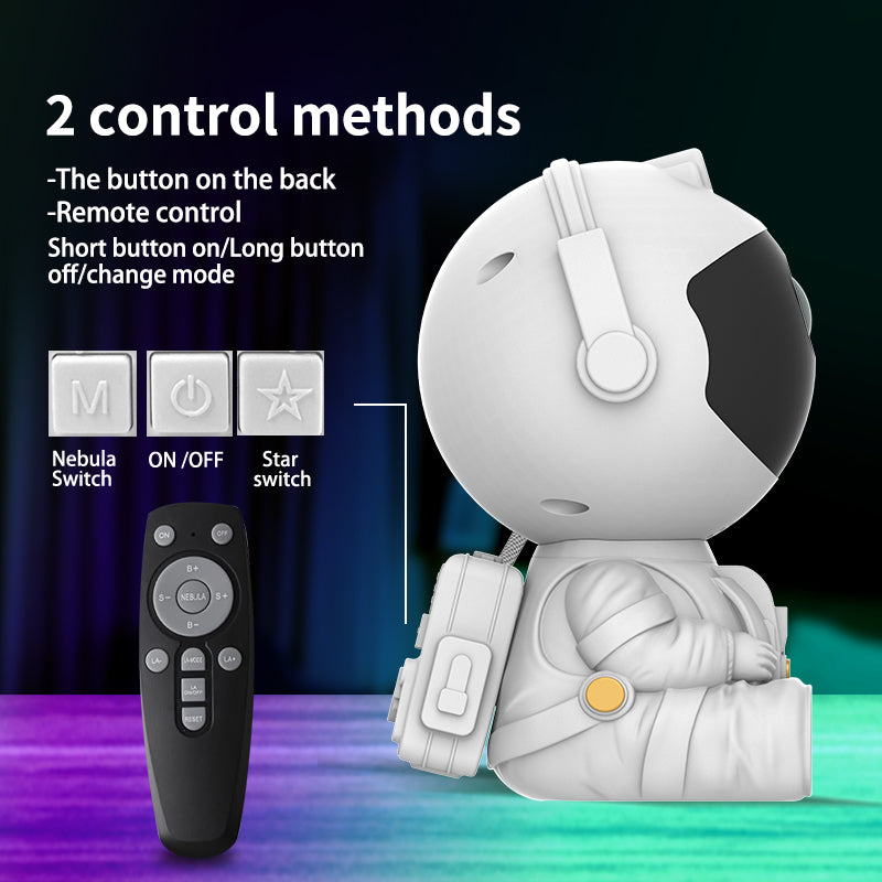 Astronaut Galaxy Projector with Remote