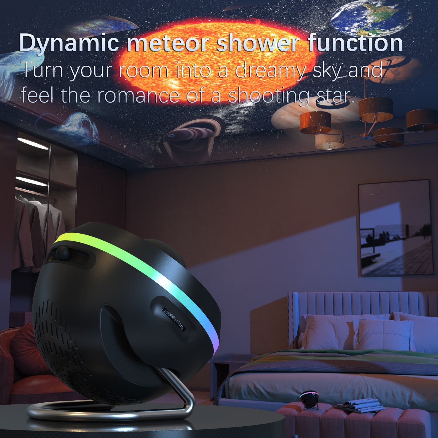 Planetarium Star Projector Pro – Black