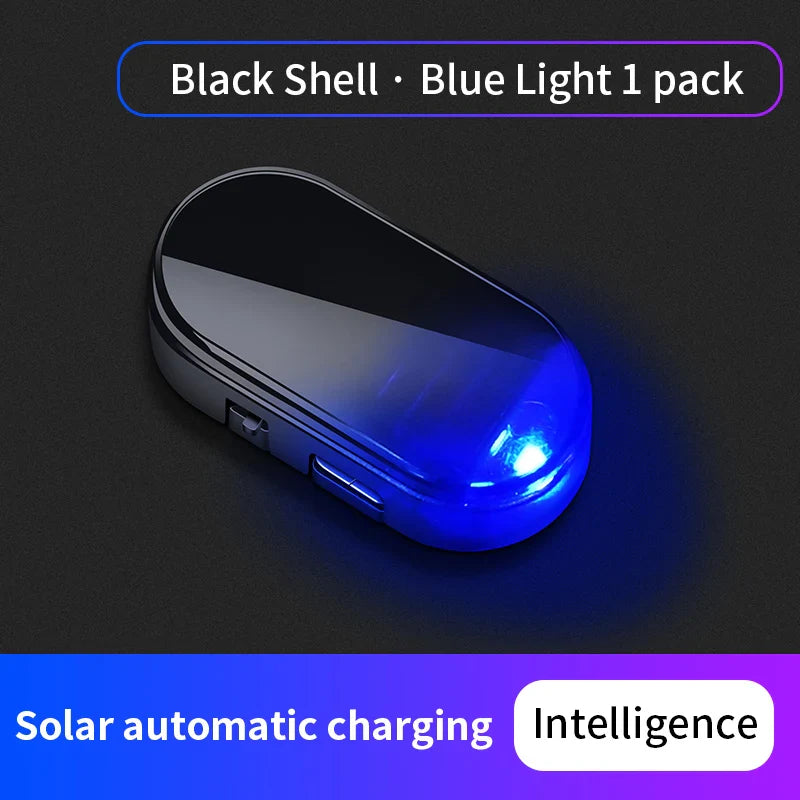 Solar Powered Dummy Security Alarm Light | Wireless Anti-Theft Warning Lamp