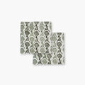 Nikhar Linen Table Napkins - Sage Green Set of 2